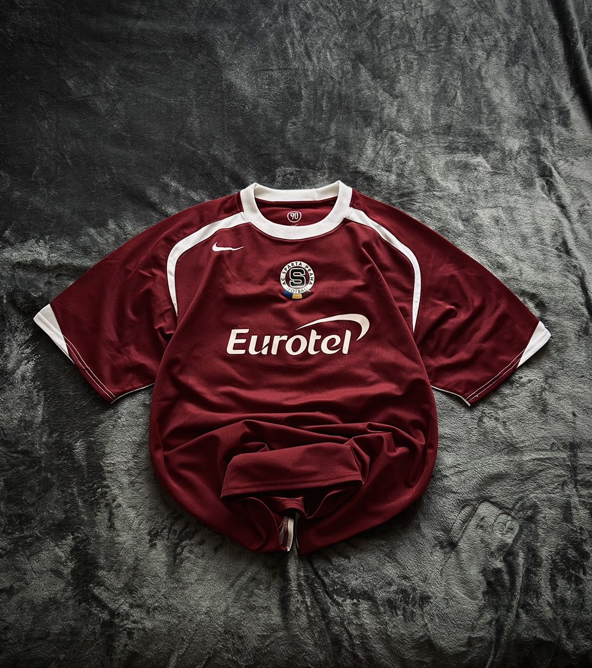 Nike nike sparta prague burgundy soccer jersey Size US XL / EU 56 / 4 - 1 Thumbnail
