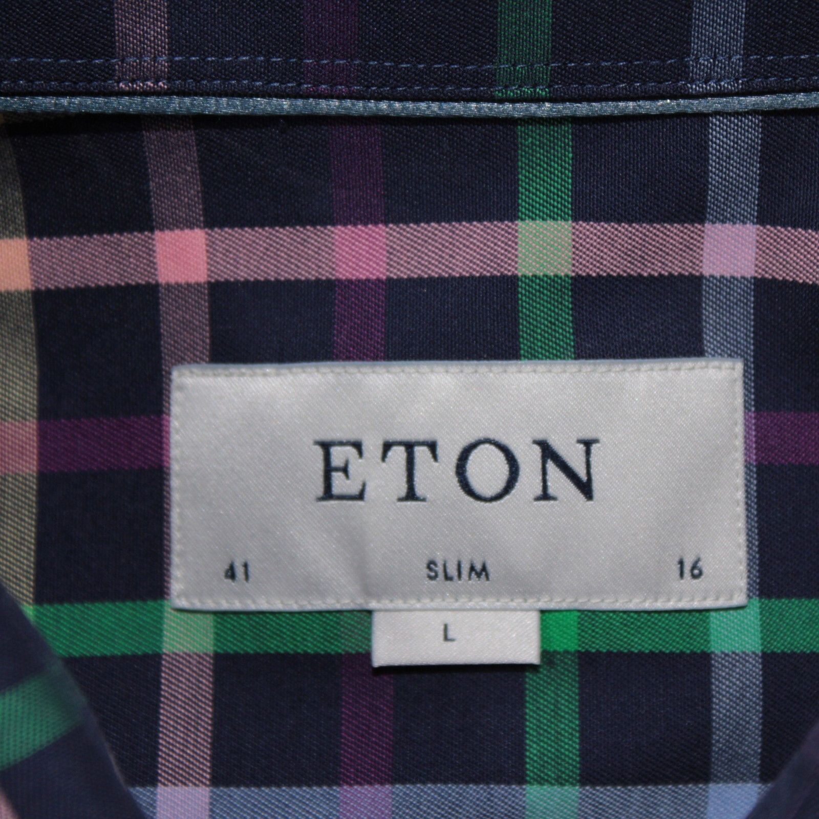 Eton Eton New with tags Shirt Size L US In Blue Size US L / EU 52-54 / 3 - 4 Thumbnail