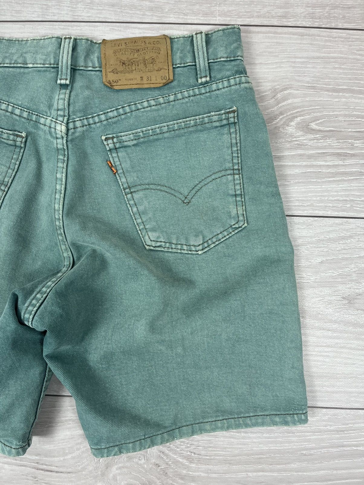 Levi's Rare Levi’s Vintage Orange Tab USA Denim Shorts Size US 31 - 7 Thumbnail