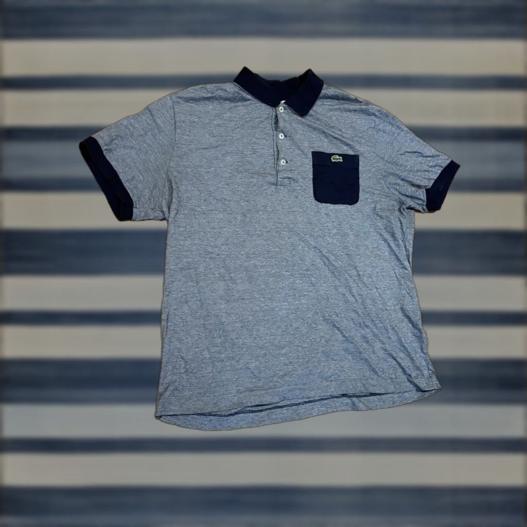 Lacoste Lacoste Regular Fit Polo Shirt Short Sleeve w/ Pocket Men’s Size 6 Gray Multicolor Logo Classic Size US S / EU 44-46 / 1 - 1 Thumbnail