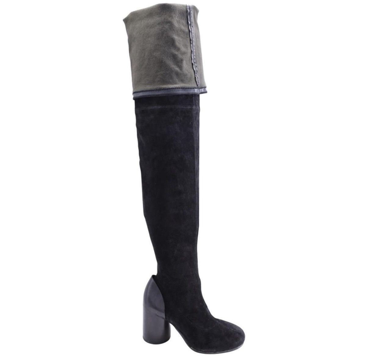 Maison Margiela Maison Margiela Suede Thigh-High Boots - Size 36.5 (US 6.5) Size US 6.5 / IT 36.5 - 3 Thumbnail