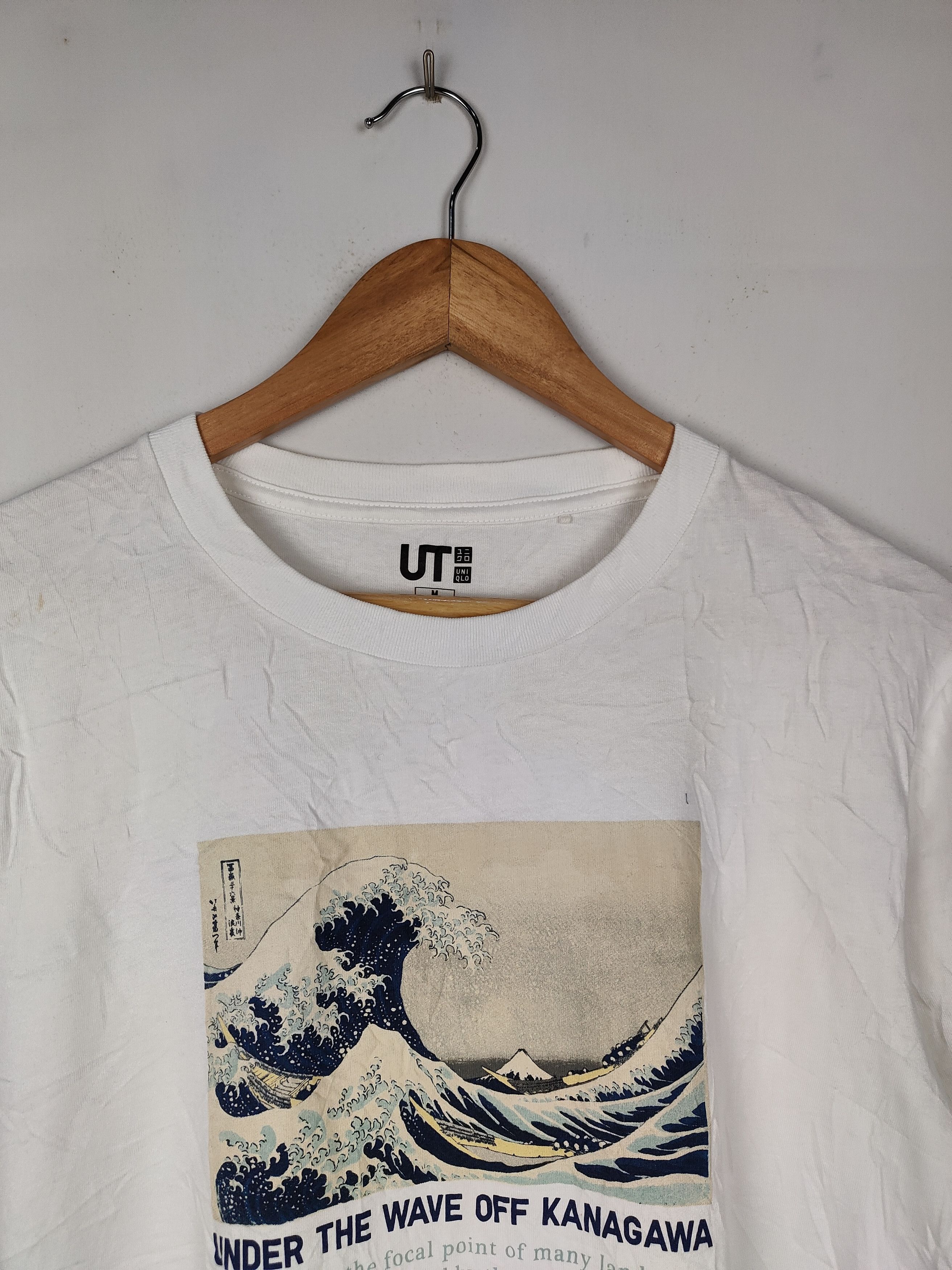 Japanese Brand Hokusai Blue Art Shirt Size US M / EU 48-50 / 2 - 2 Thumbnail