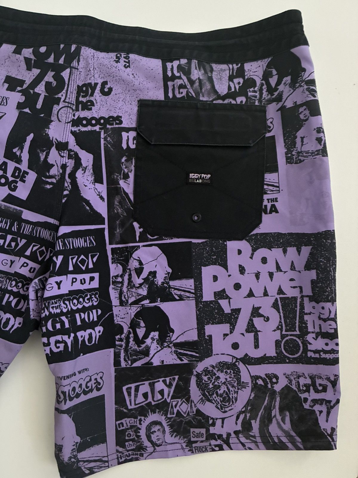 Billabong Billabong shorts Iggy Pop rare band rock archive art garde Size US 38 / EU 54 - 14 Thumbnail