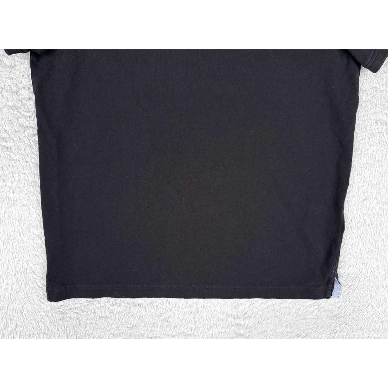 Tommy Hilfiger Tommy Hilfiger Polo Shirt Men Large Black Cotton Crest Short Sleeve Slim Crest Size US L / EU 52-54 / 3 - 5 Thumbnail