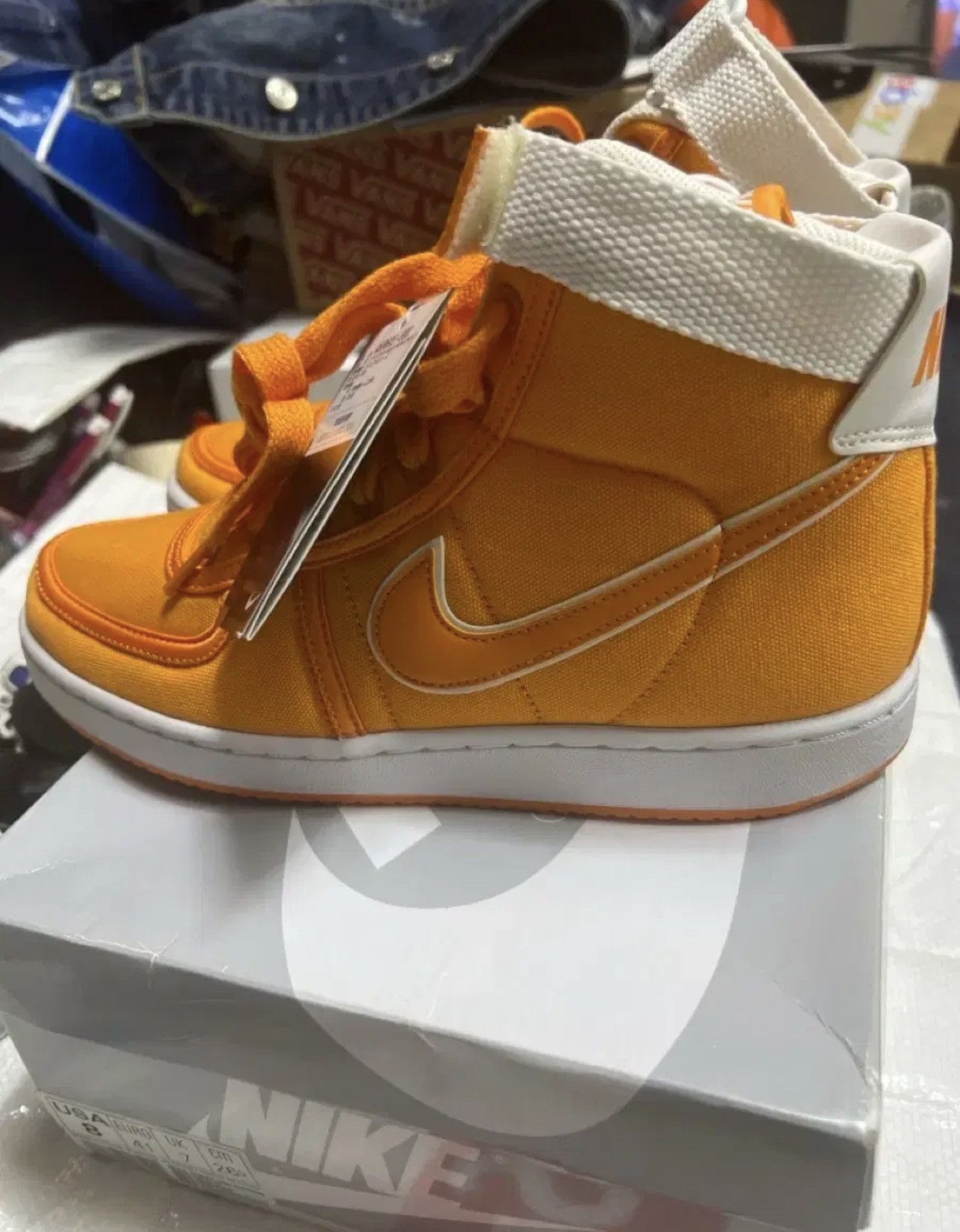 Nike Nike Vandal High Supreme Orange Canvas Doc Brown Size US 8 / EU 41 - 13 Thumbnail
