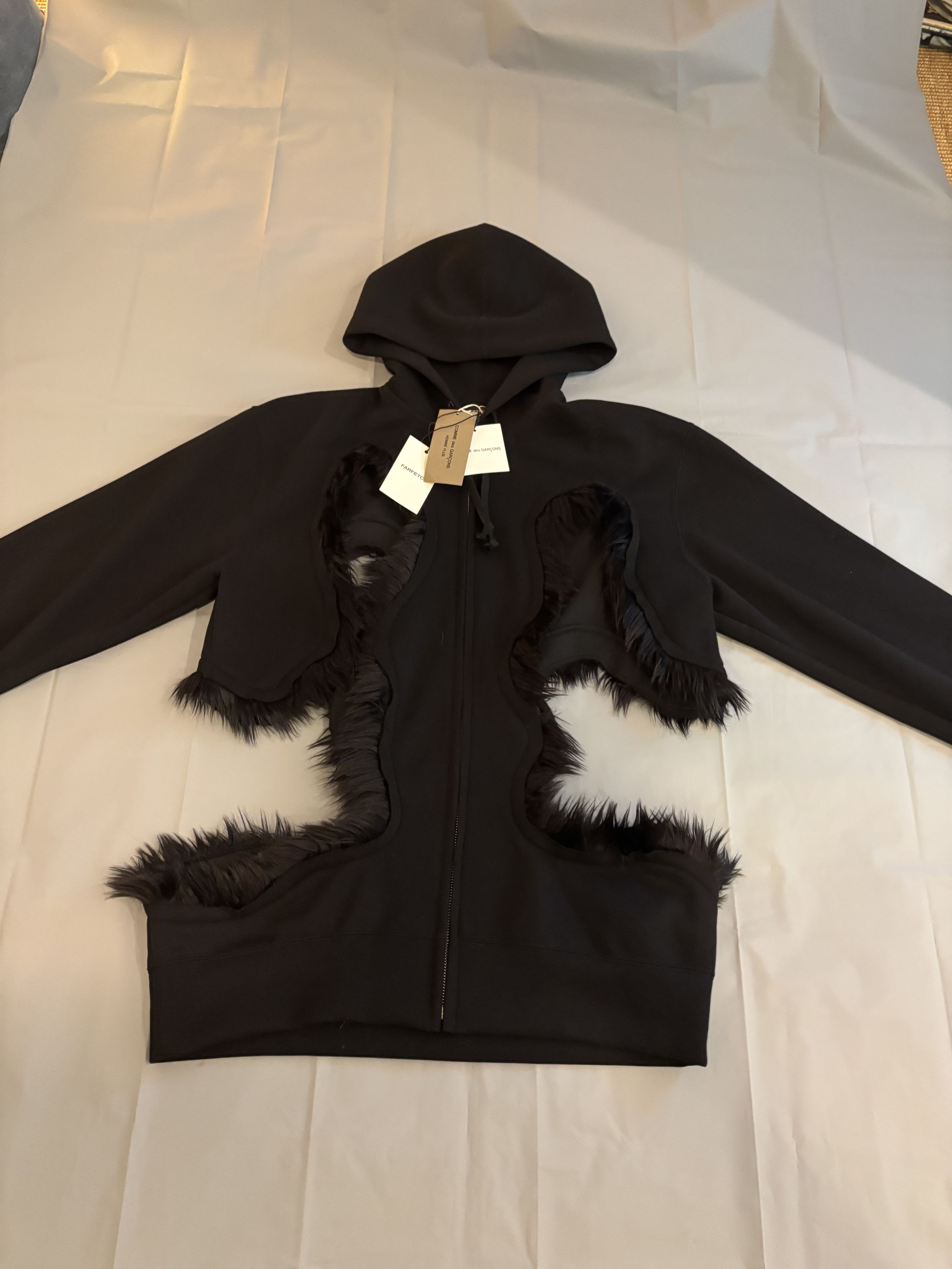 Comme des Garcons Sweat ajourée en poil Comme des Garçons Homme Plus Size US L / EU 52-54 / 3 - 3 Thumbnail