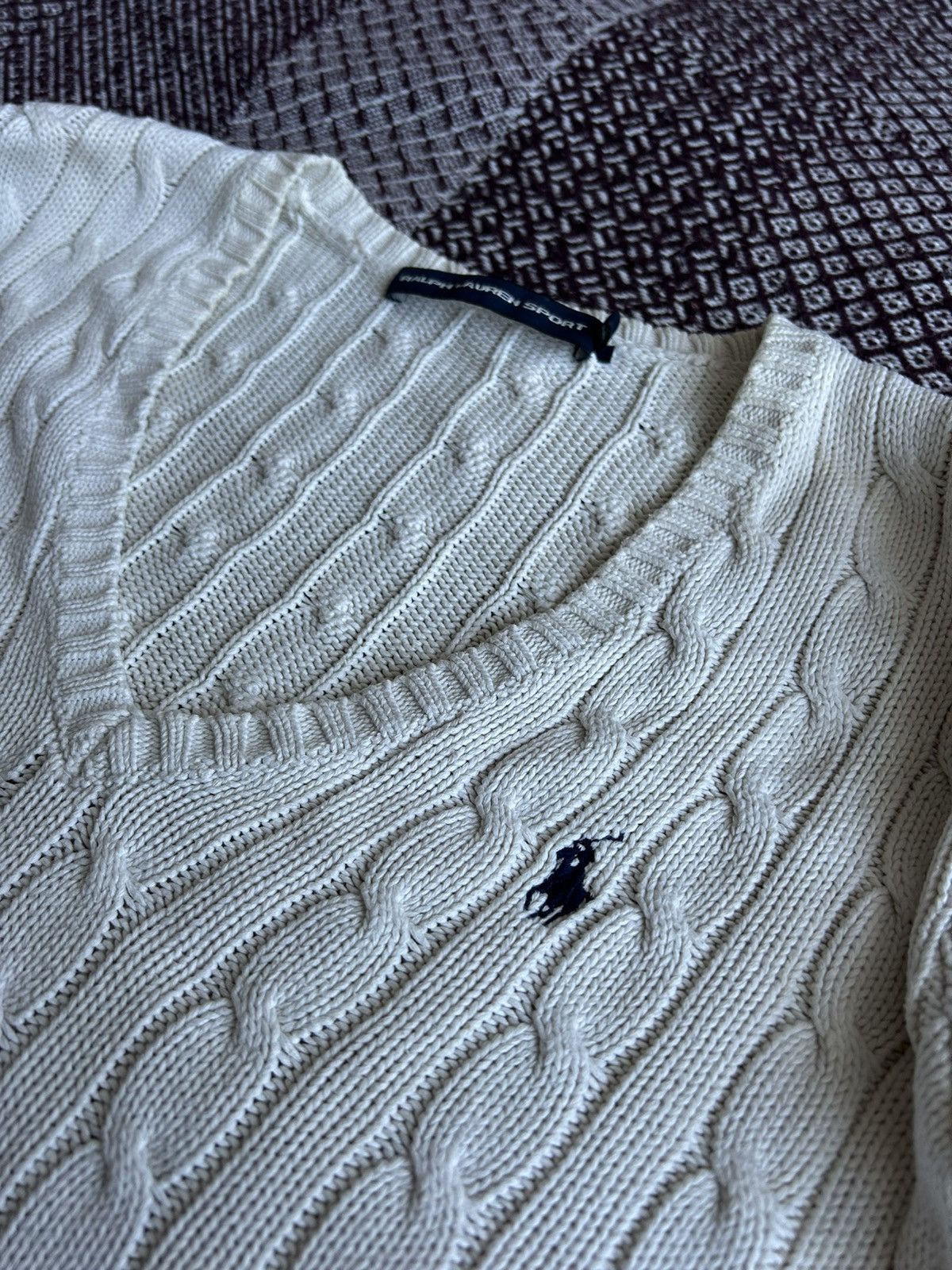 Polo Ralph Lauren Polo Ralph Lauren Sport Knitted V-Neck Sweater Streetwear Size S / US 4 / IT 40 - 4 Thumbnail
