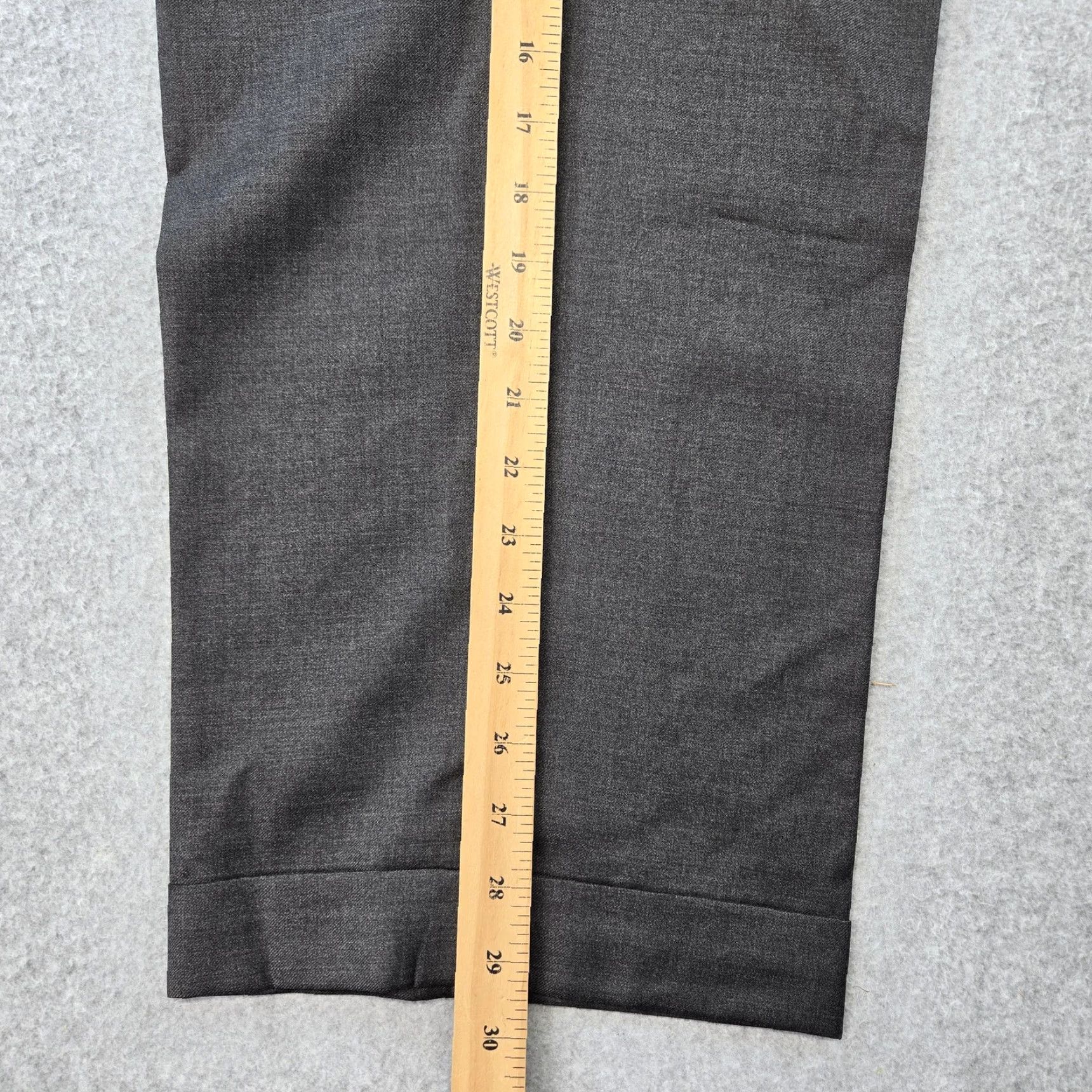 Ralph Lauren Lauren Ralph Lauren Pants Mens 34x30 Gray Dress Tweed Pleated Straight Pockets Size US 34 / EU 50 - 7 Thumbnail