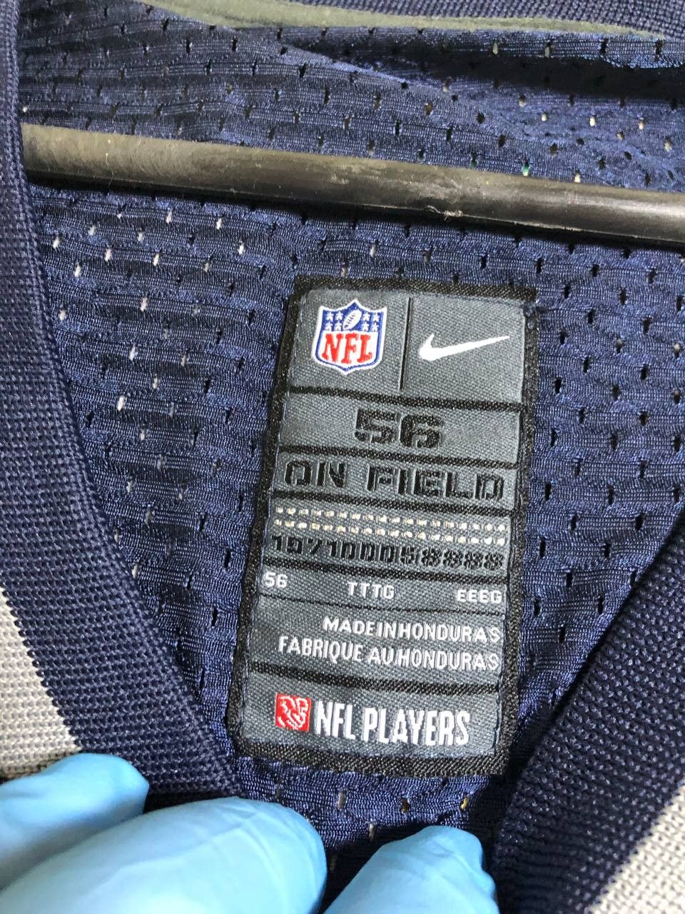 Nike England Patriots Navy Limited Nike Jersey Size US XL / EU 56 / 4 - 12 Thumbnail