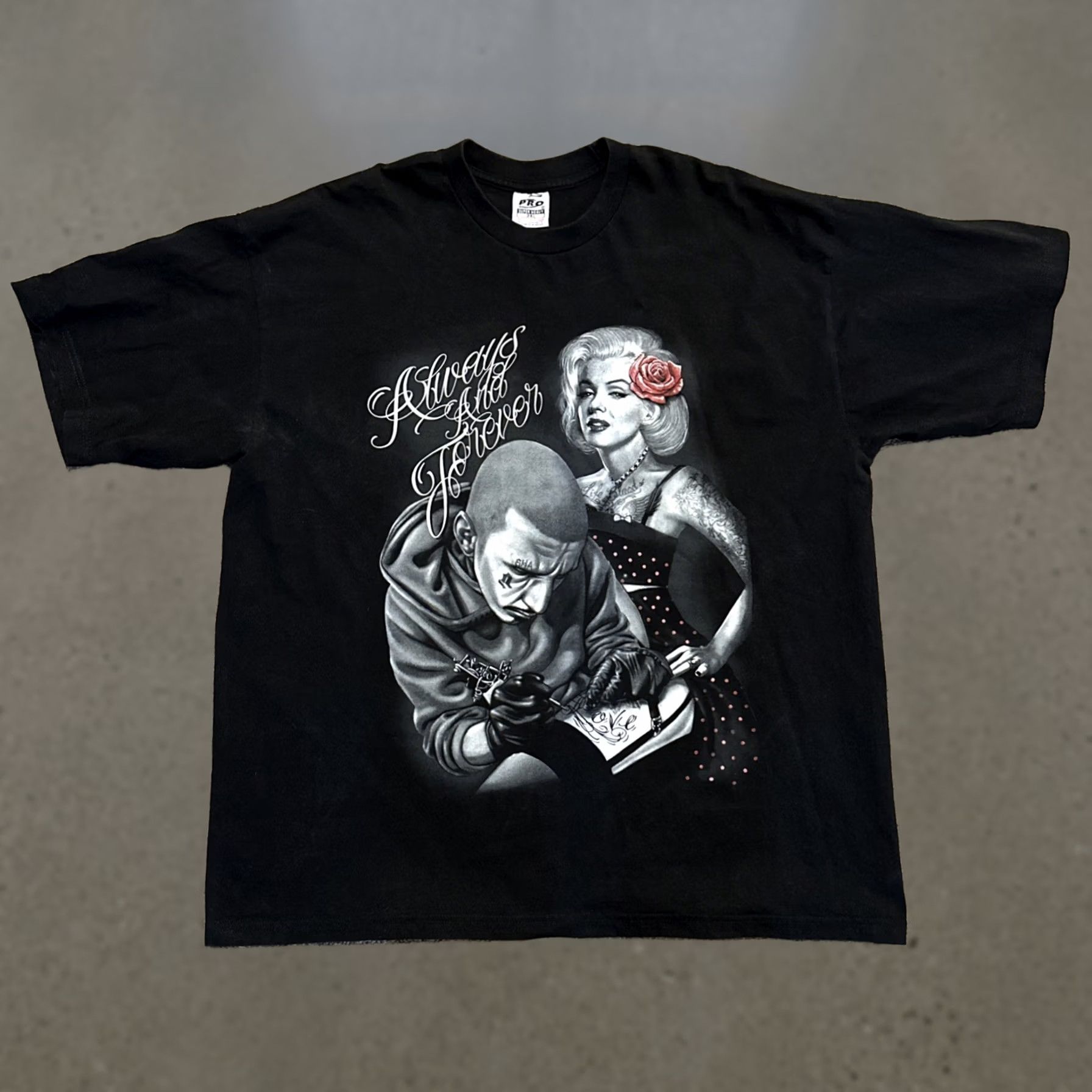 Band Tees × Streetwear × Vintage VINTAGE Y2K MARILYN MONROE SHHH 