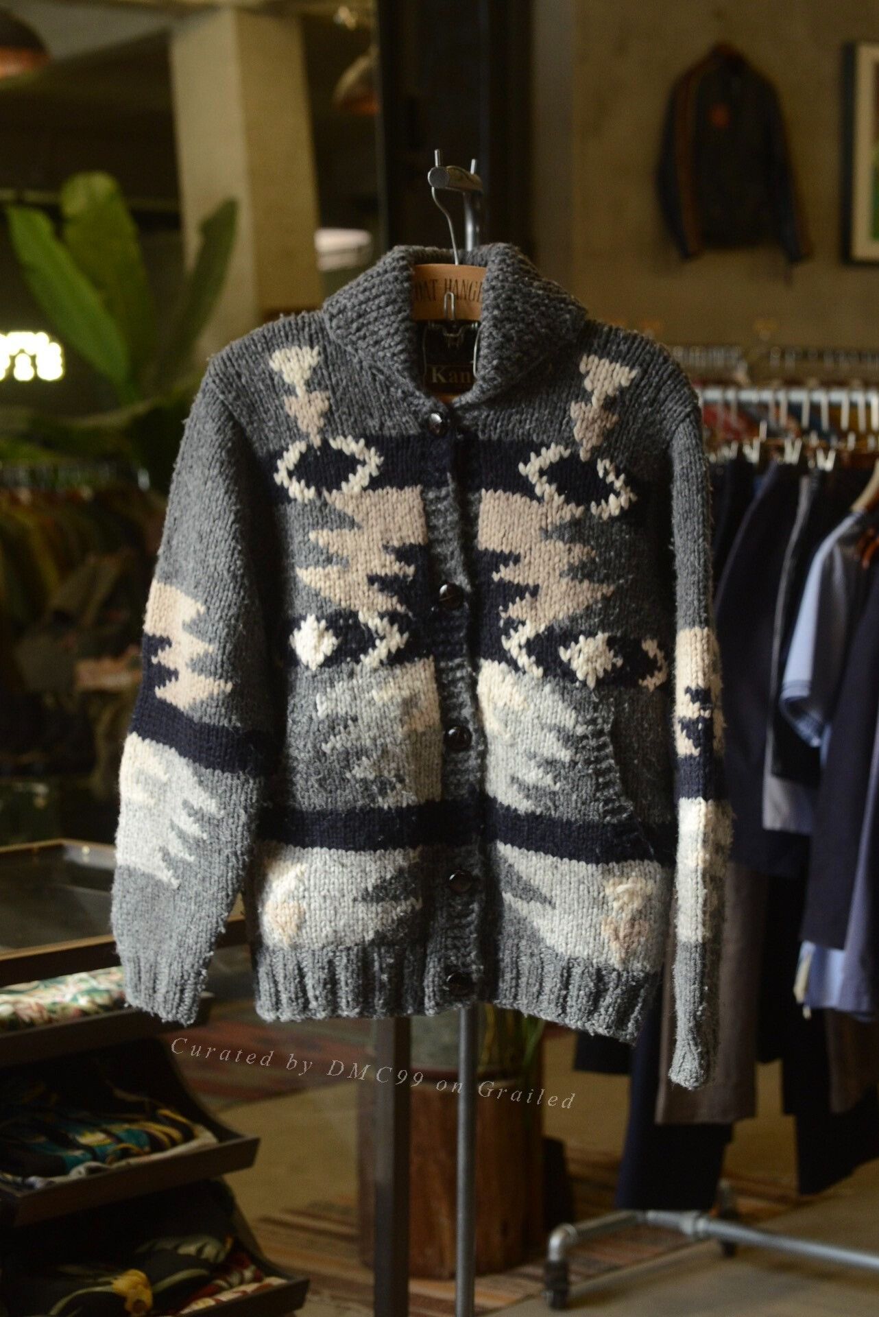 Kanata Hand Knits Kanata Shawl Collar Wool Cardigan Size M / US 6-8 / IT 42-44 - 1 Thumbnail