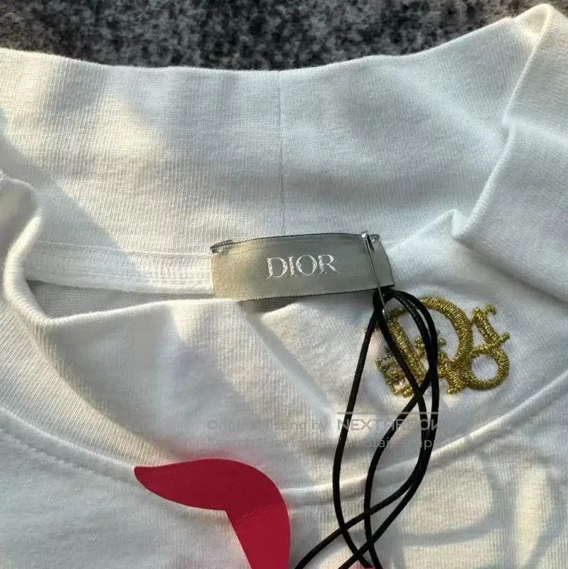 Dior Dior White Cotton Women's Sweatshirt . Size XL / US 12-14 / IT 48-50 - 3 Thumbnail