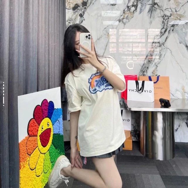 Louis Vuitton Louis Vuitton Rainbow Letter Printed Short Sleeve Size US L / EU 52-54 / 3 - 6 Thumbnail