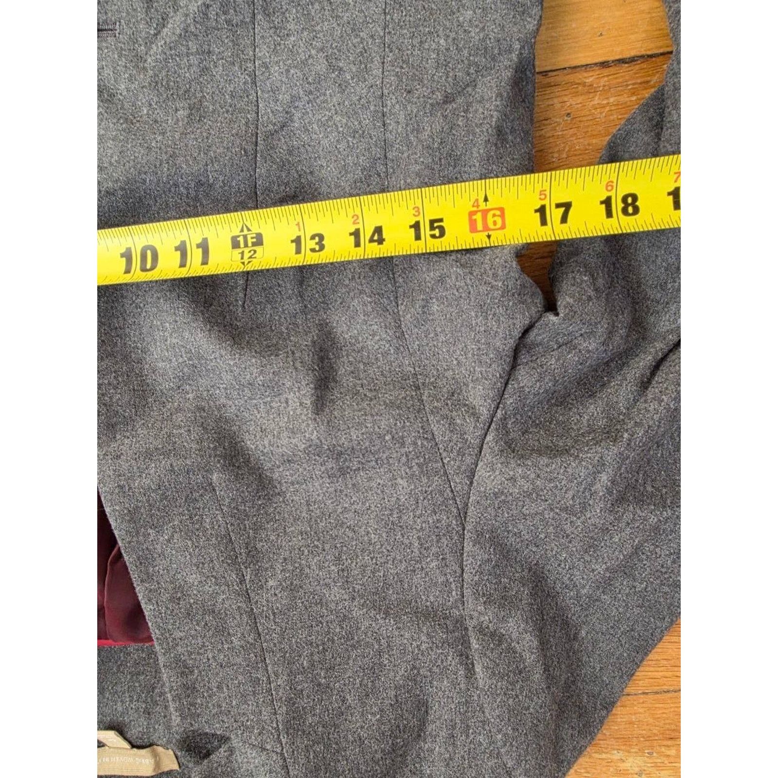 Robert Talbott Talbots Women's Jacket Wool w/ Pockets Fuly Size 6 P A001484 Size M / US 6-8 / IT 42-44 - 3 Thumbnail