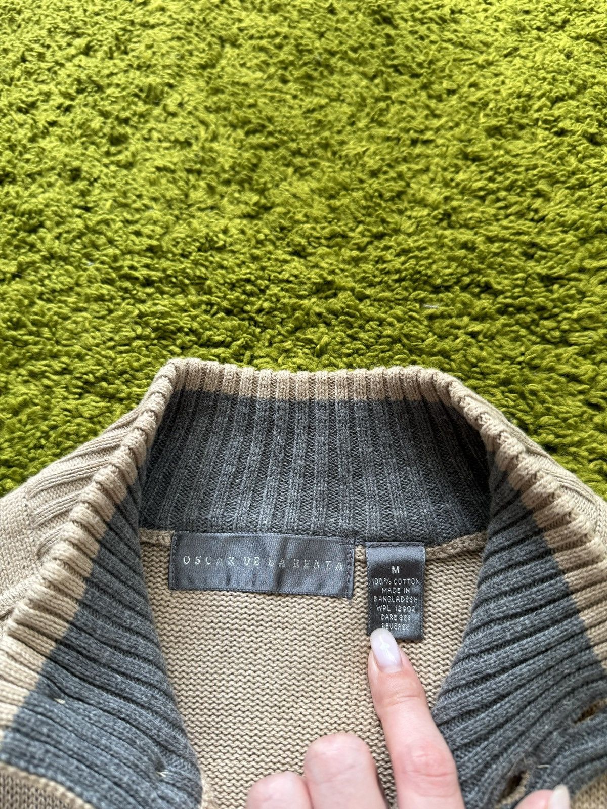 Designer × Oscar De La Renta × Vintage Oscar de la Renta 90s vintage cardigan sweater Size US M / EU 48-50 / 2 - 3 Thumbnail