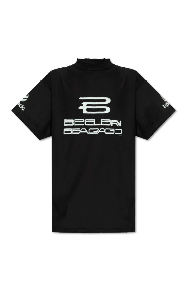 Balenciaga o1mt1gz0325 Al Generated Inside-Out T-Shirt Oversized Size US M / EU 48-50 / 2 - 1 Thumbnail