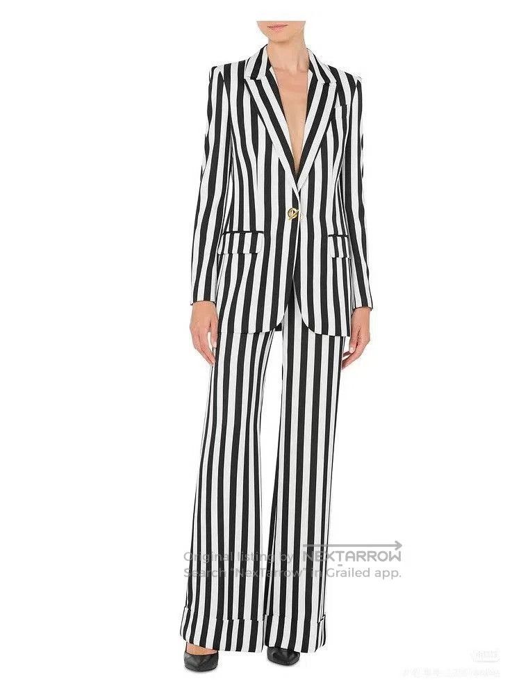 Moschino Moschino Archive Stripes Single-Breasted Blazer. Size S / US 4 / IT 40 - 9 Thumbnail