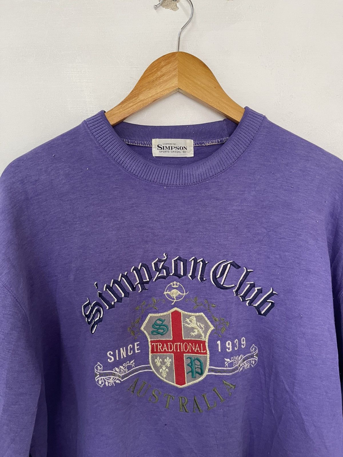 Japanese Brand × The Simpsons × Vintage VINTAGE SIMPSON SWEATSHIRT EMBROIDERED LOGO Size US L / EU 52-54 / 3 - 2 Thumbnail