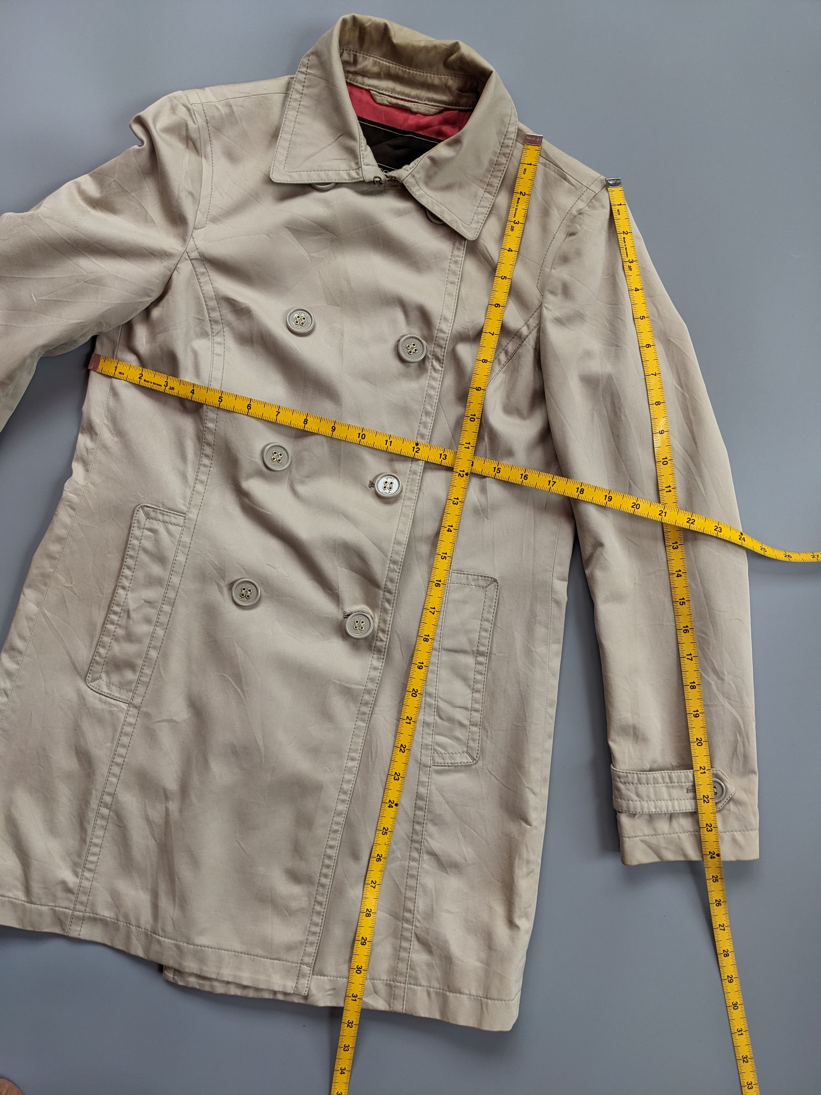 Coach Authentic COACH monogram trench coat jacket Size XS / US 0-2 / IT 36-38 - 7 Thumbnail
