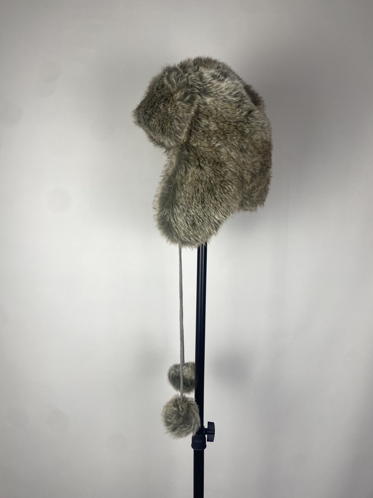 Hysteric Glamour × Vintage Crazy Y2K Mohair Fuzzy Hat Ushanka Punk Huge Size ONE SIZE - 5 Thumbnail