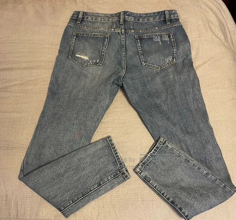 Saint Laurent Paris Saint Laurent Distressed Denim Pants for Men. Size US 30 / EU 46 - 2 Thumbnail