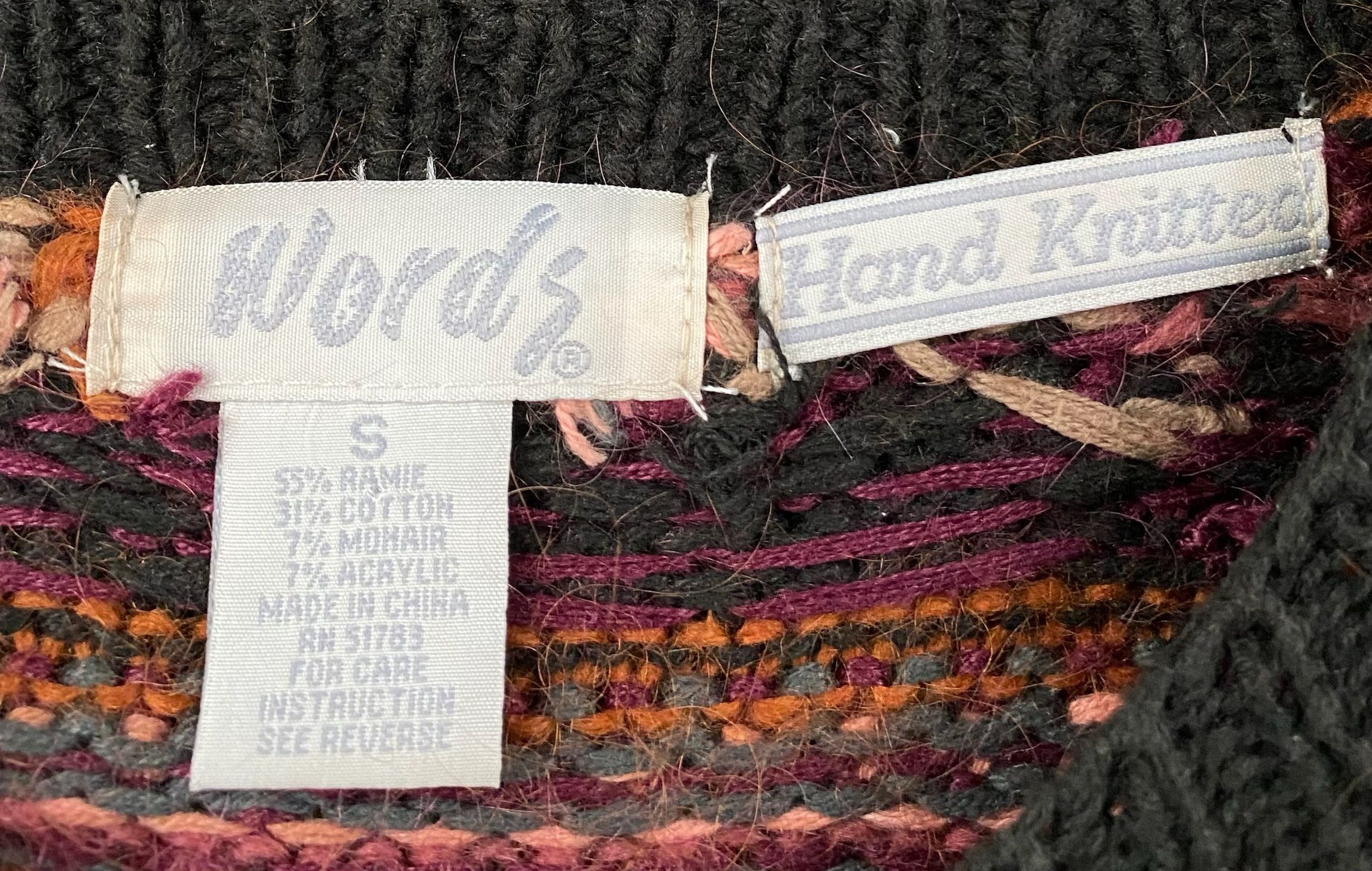 Vintage Y2K Floral Fair Isle Patterned Cardigan Sweater Medium Size M / US 6-8 / IT 42-44 - 3 Thumbnail