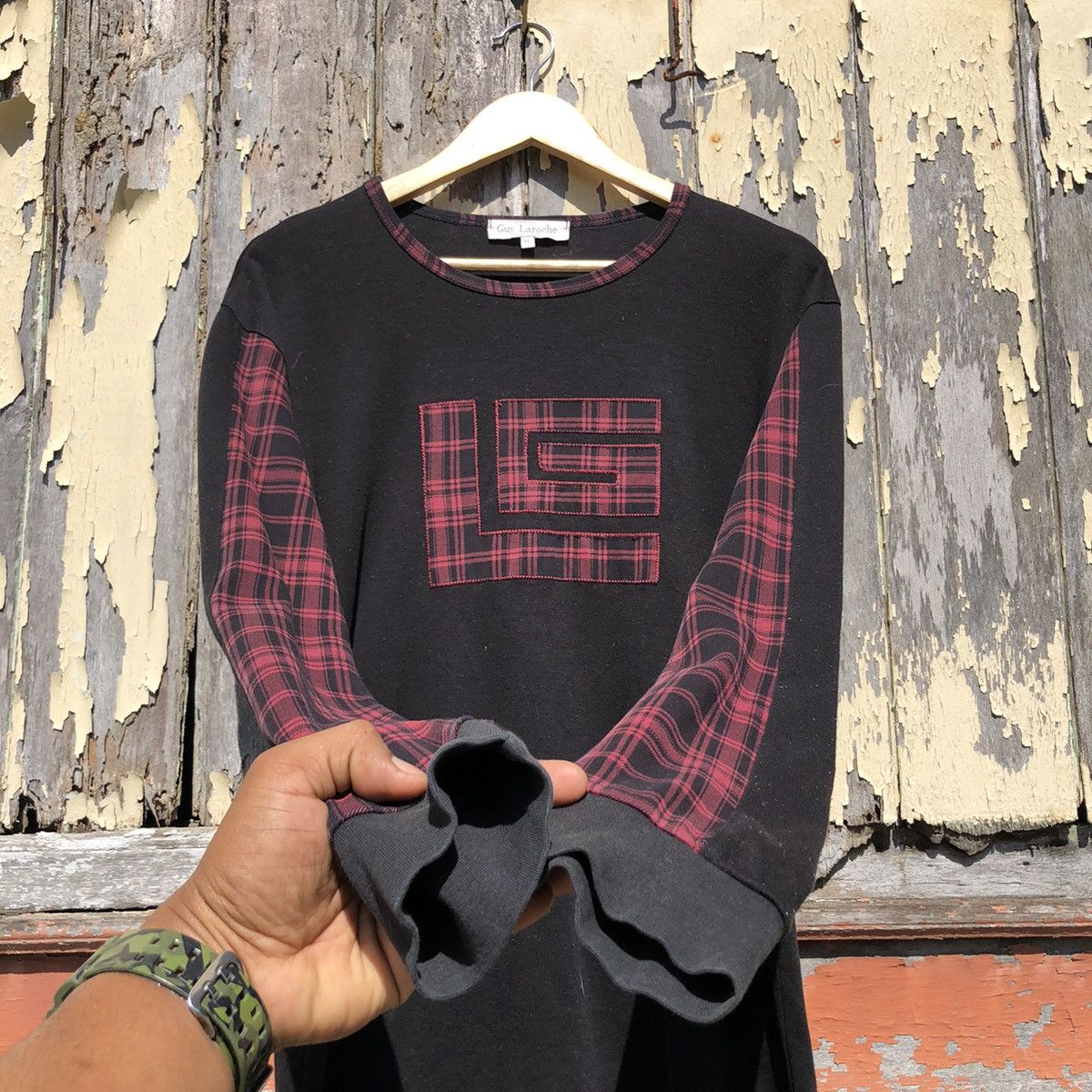 Vintage Vintage Guy Laroche Homewear Long Sleeve Tshirt Size US XL / EU 56 / 4 - 4 Thumbnail