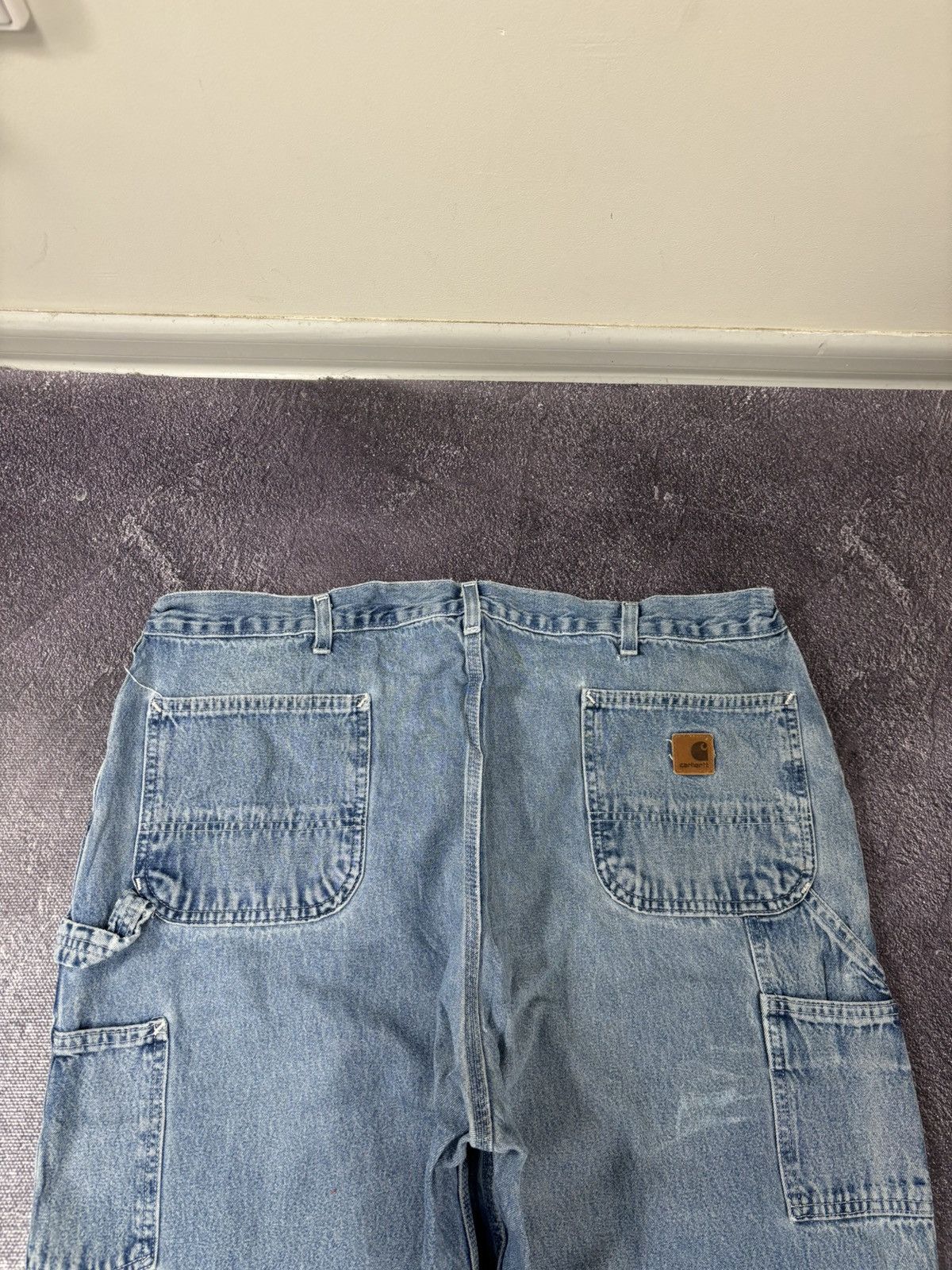 Carhartt Vintage Carhartt Denim Dungaree Fit Faded Hype Baggy Jeans Size US 42 / EU 58 - 7 Thumbnail