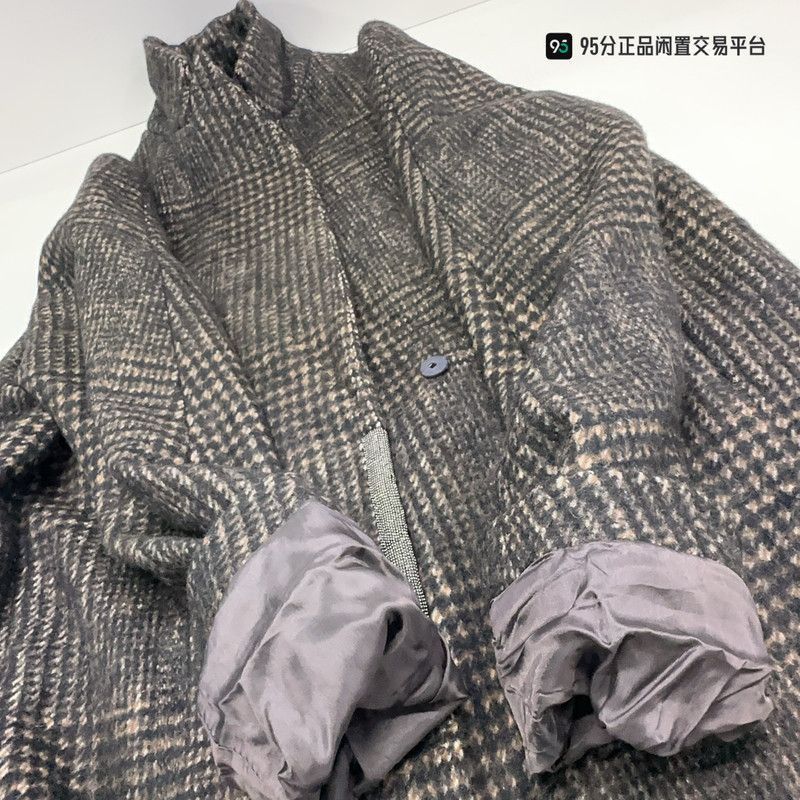 Brunello Cucinelli Brunello Cucinelli Casual Plaid Wool Coat. Size US S / EU 44-46 / 1 - 1 Thumbnail