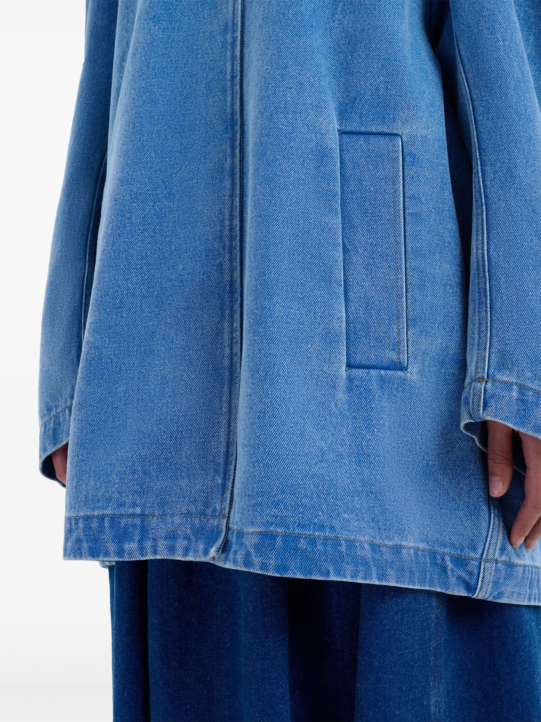 Marni o1s22i1n0525 Versized Organic Denim Jacket in Blue Size XS / US 0-2 / IT 36-38 - 6 Thumbnail