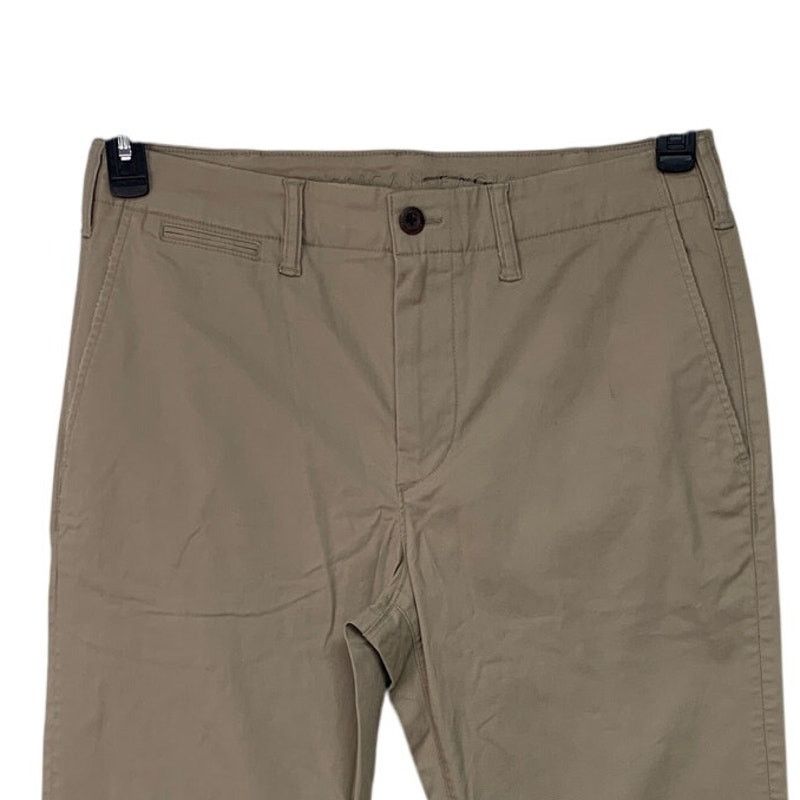 American Eagle Outfitters New American Eagle Mens Size 32X34 Cotton Flex Khaki Pants Size US 32 / EU 48 - 2 Thumbnail