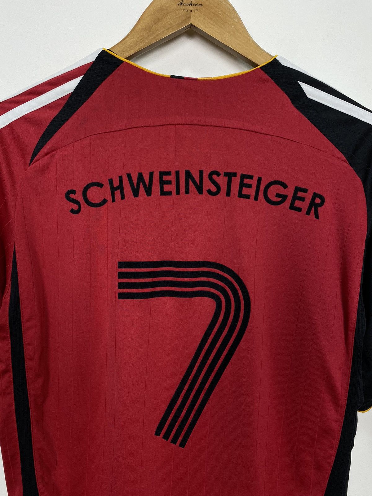 Vintage ADIDAS GERMANY FORMOTION MATCH WC 2006 Schweinsteiger Jersey Size US XL / EU 56 / 4 - 14 Thumbnail