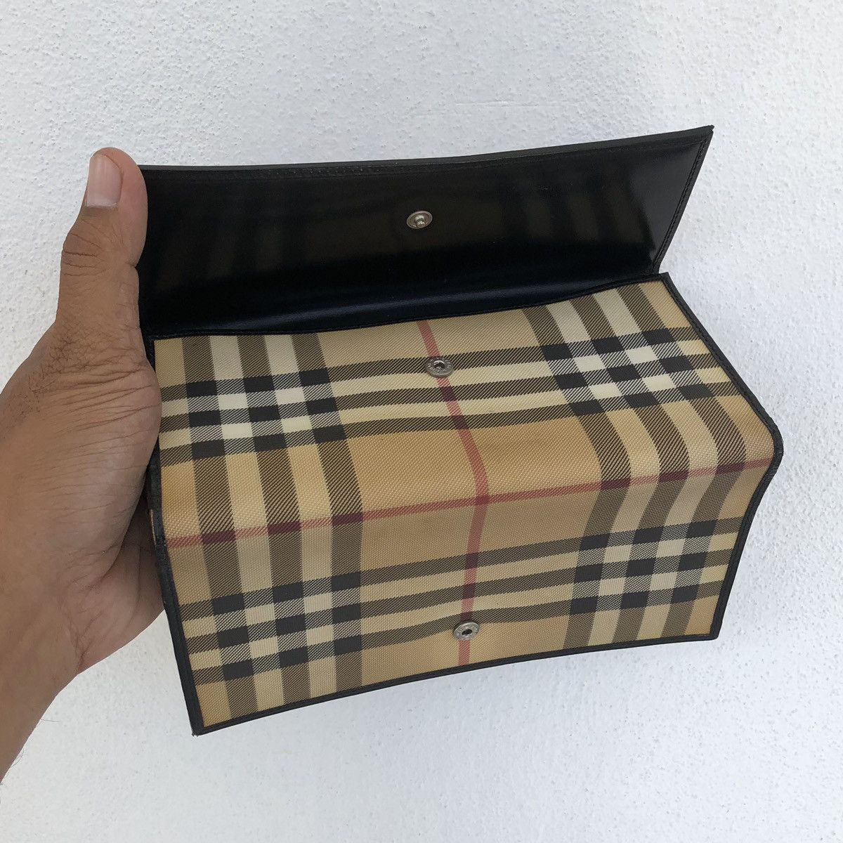 Burberry BURBERRY LONDON Novacheck Long Wallet Made In Italy Size ONE SIZE - 3 Thumbnail