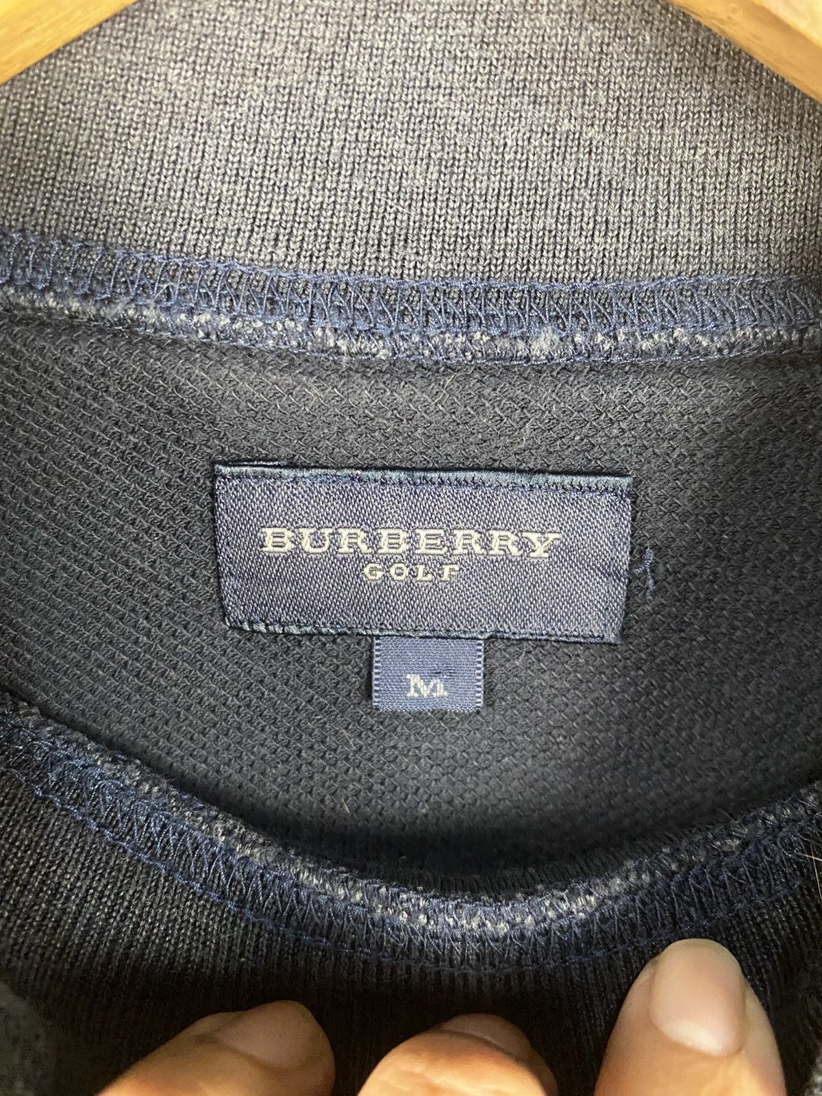 Burberry Vintage Burberry Golf Mock Neck Long Sleeve Embroidery Logo Size US M / EU 48-50 / 2 - 6 Thumbnail