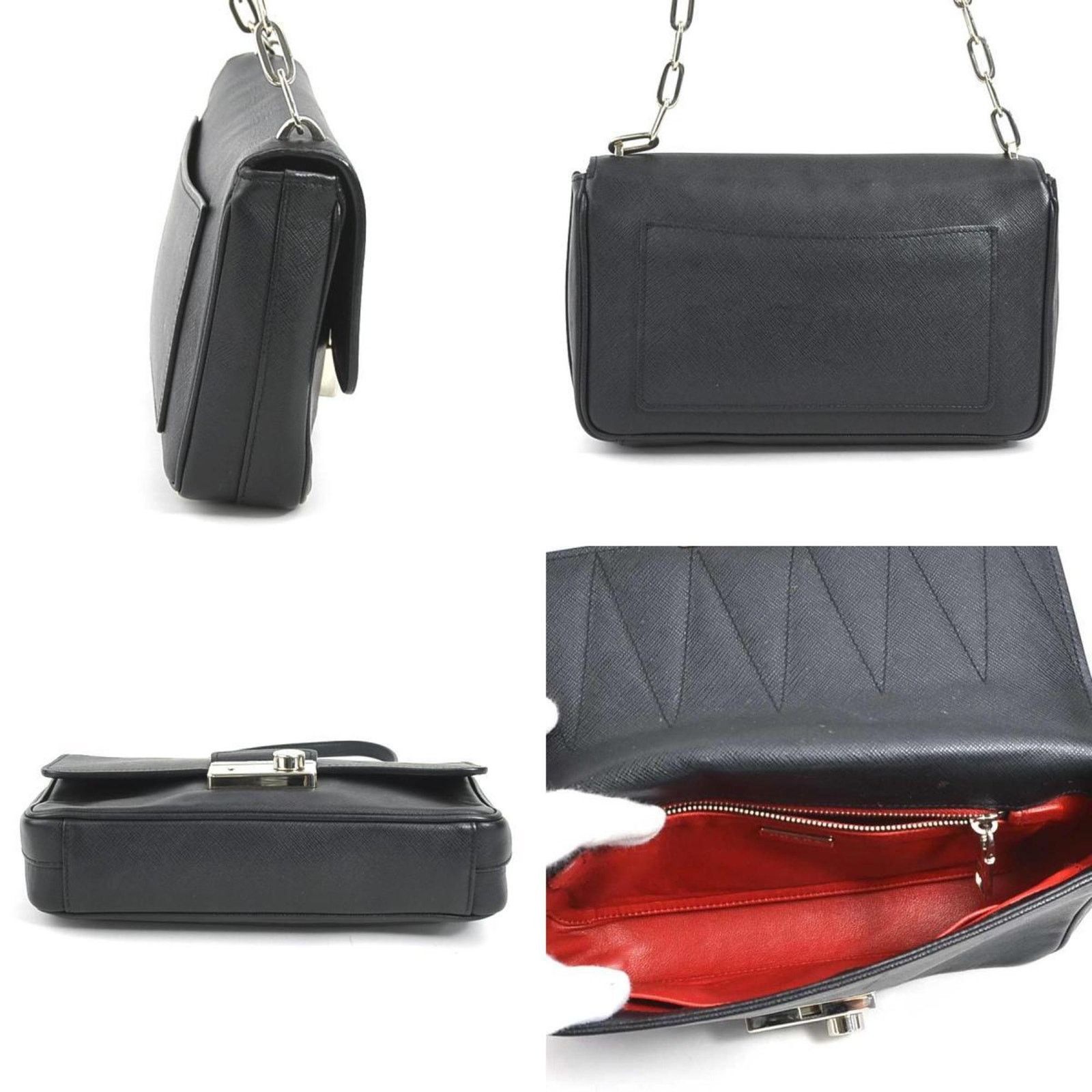 Prada Prada Tessuto Shoulder BagBlack