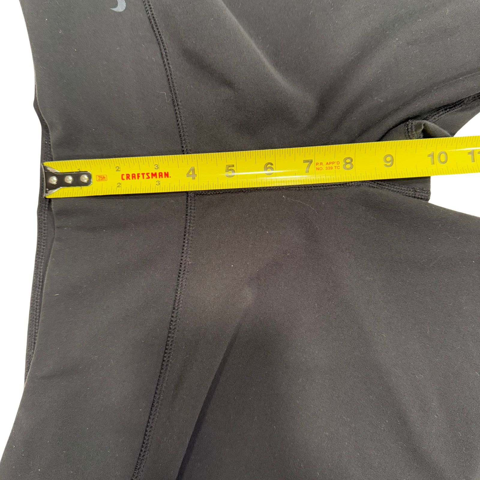 Nike Nike Black Dri-Fit Capri Leggings | Women's L Size 38" / US 16 / IT 52 - 5 Thumbnail