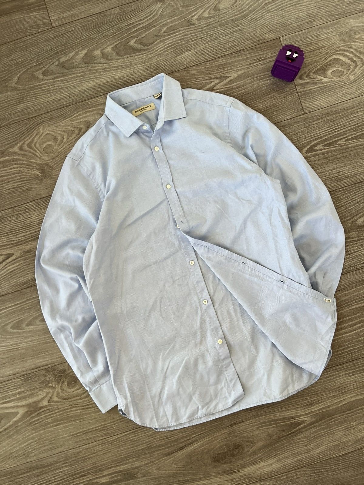 Burberry ‼️Archival Burberry OldMoney Premium Luxury Cell Logo Shirt‼️ Size US L / EU 52-54 / 3 - 8 Thumbnail