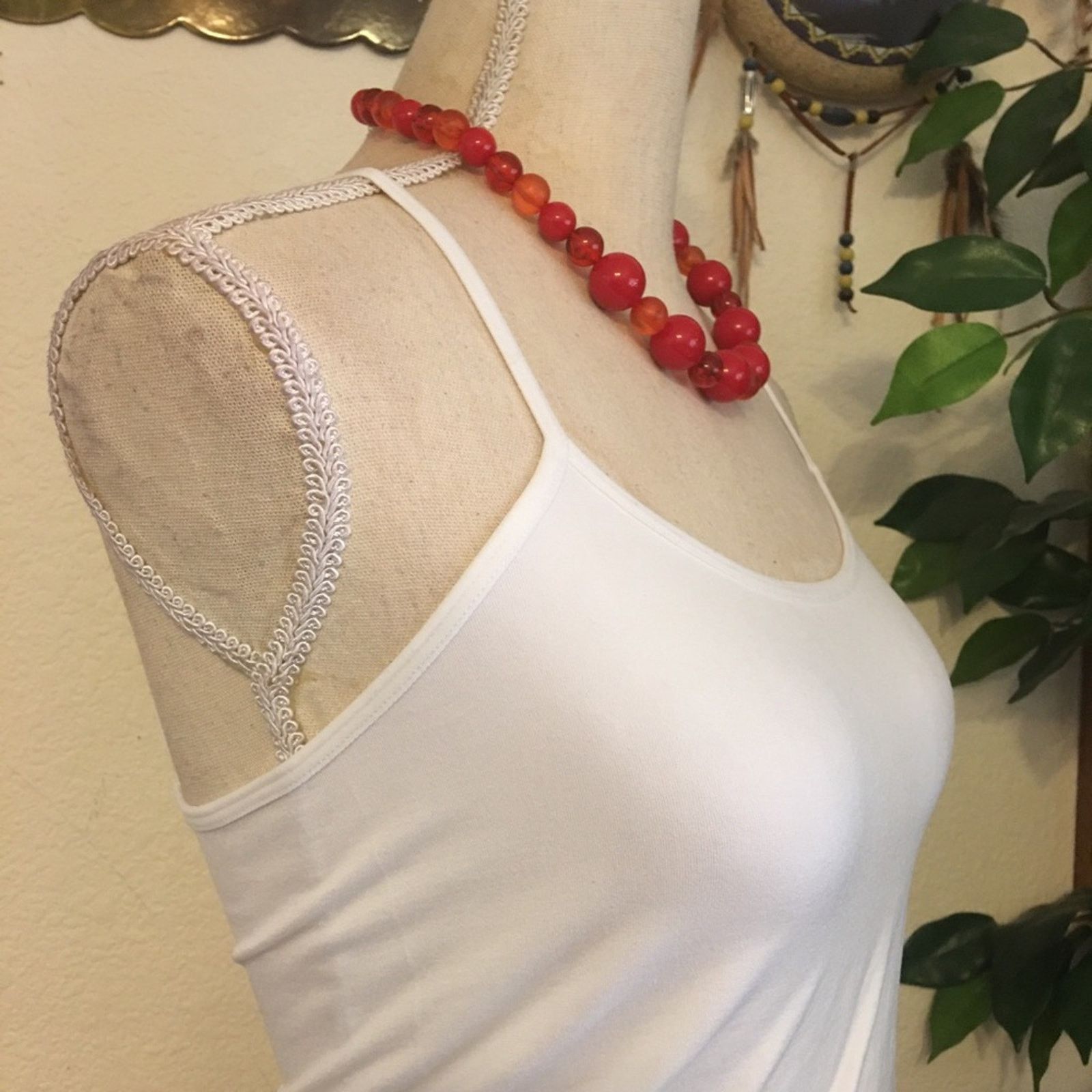 Vintage Vintage Claire’s red tone chunky bead necklace Size ONE SIZE - 2 Thumbnail