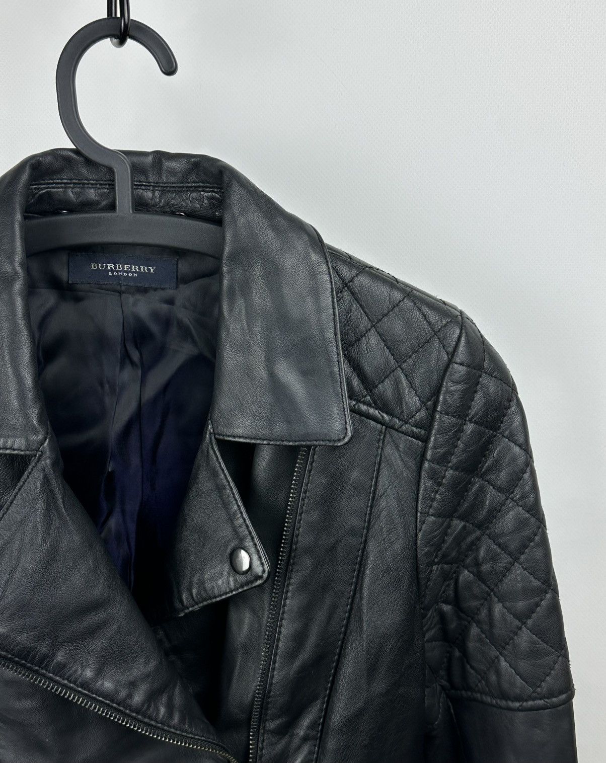 Burberry Women Burberry Leather Jacket Black size M Size M / US 6-8 / IT 42-44 - 4 Thumbnail