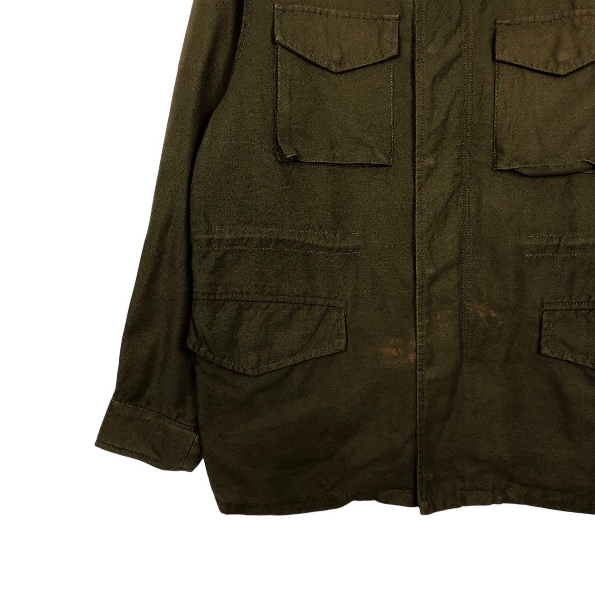 Japanese Brand 📌Vintage Biker Jacket Houston Military Multi Pocket Size US L / EU 52-54 / 3 - 5 Thumbnail