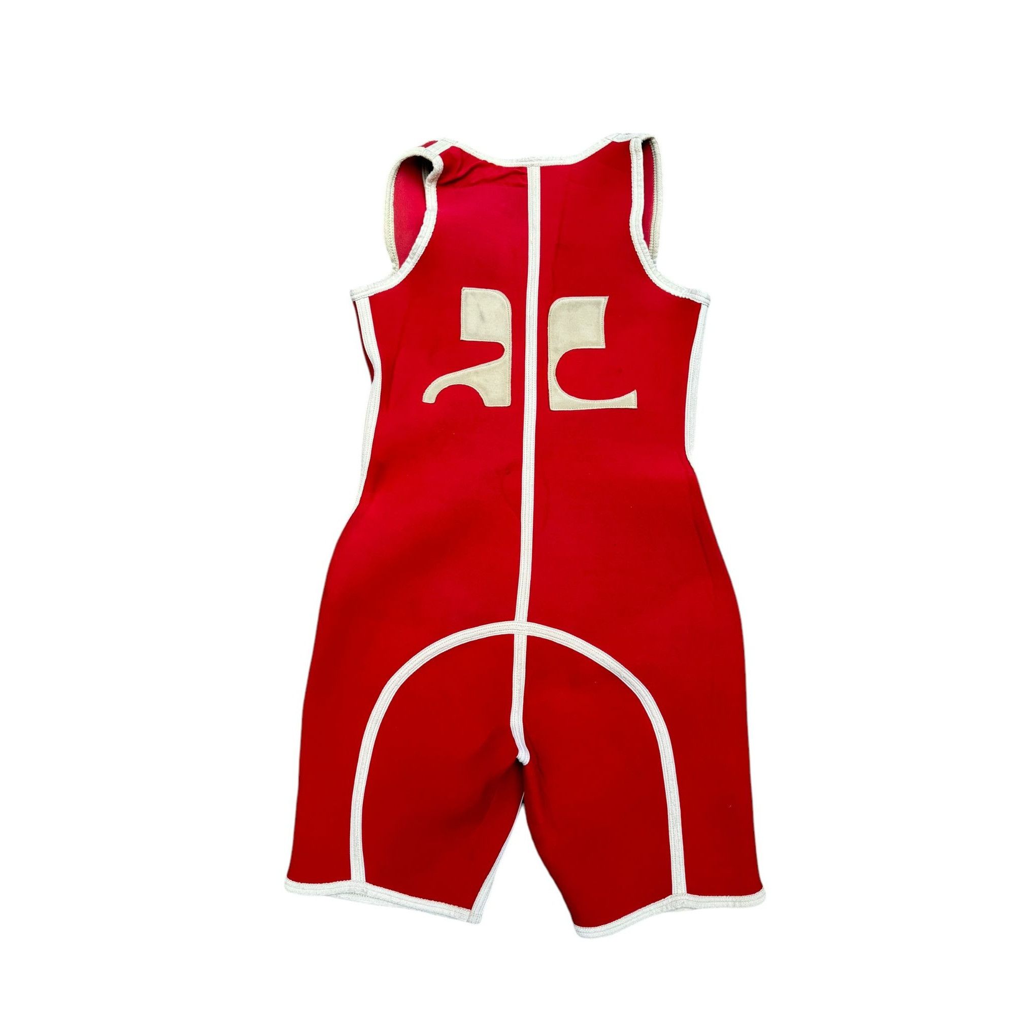 image of Courreges Vintage 1970S Red Scuba Jumpsuit, Women's (Size XS)