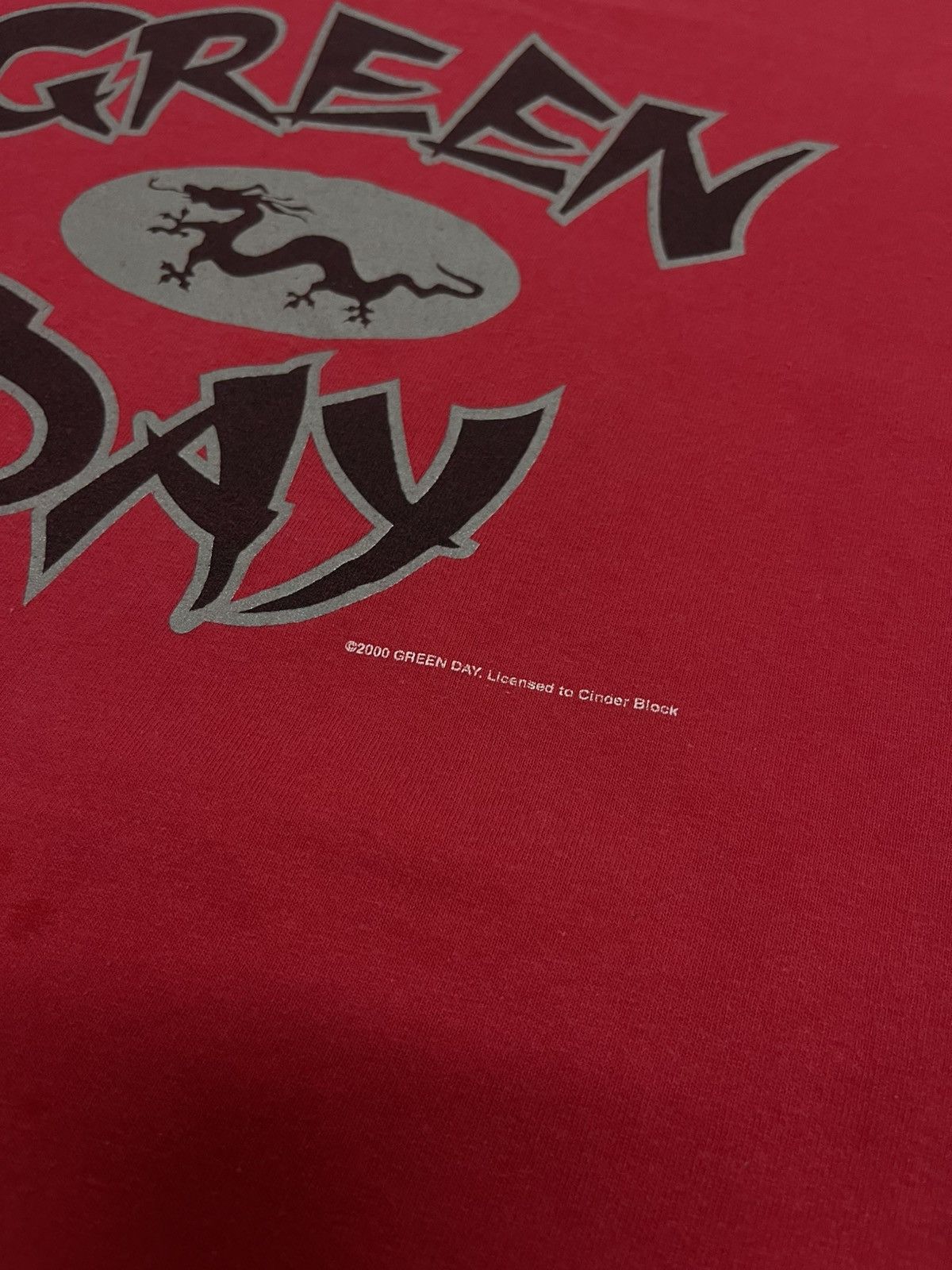 Band Tees × Beauty Beast × Vintage Vintage y2k Greenday Asian Red dragon / Alternative Rock Size US M / EU 48-50 / 2 - 3 Thumbnail