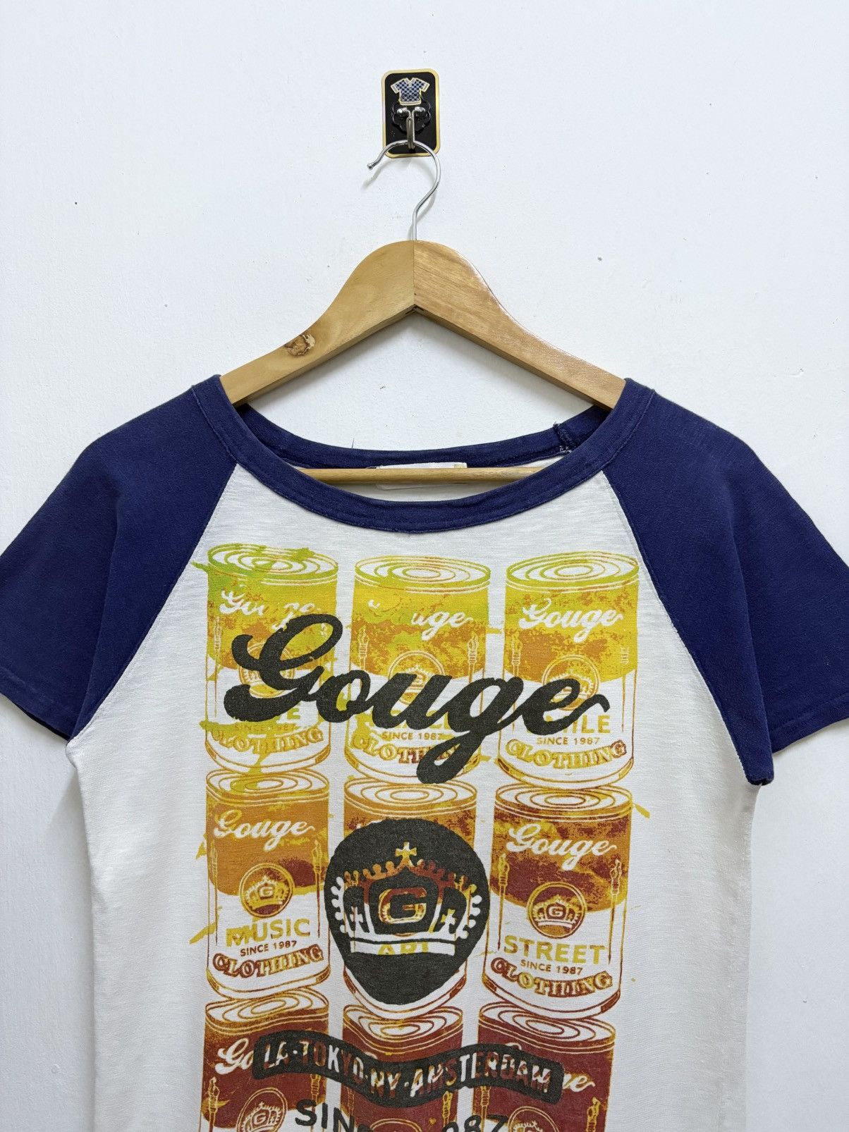Vintage 2000's Gouge Skateboards Ripoff Andy Warhol Campbell T-Shirt Size M / US 6-8 / IT 42-44 - 3 Thumbnail