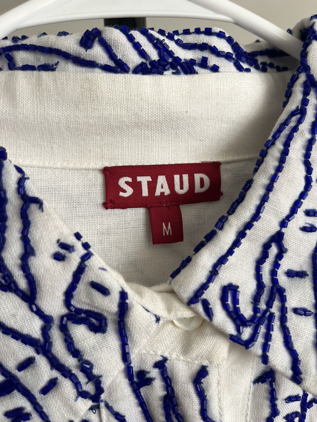 Staud Rare STAUD beaded button up top medium Size M / US 6-8 / IT 42-44 - 5 Thumbnail