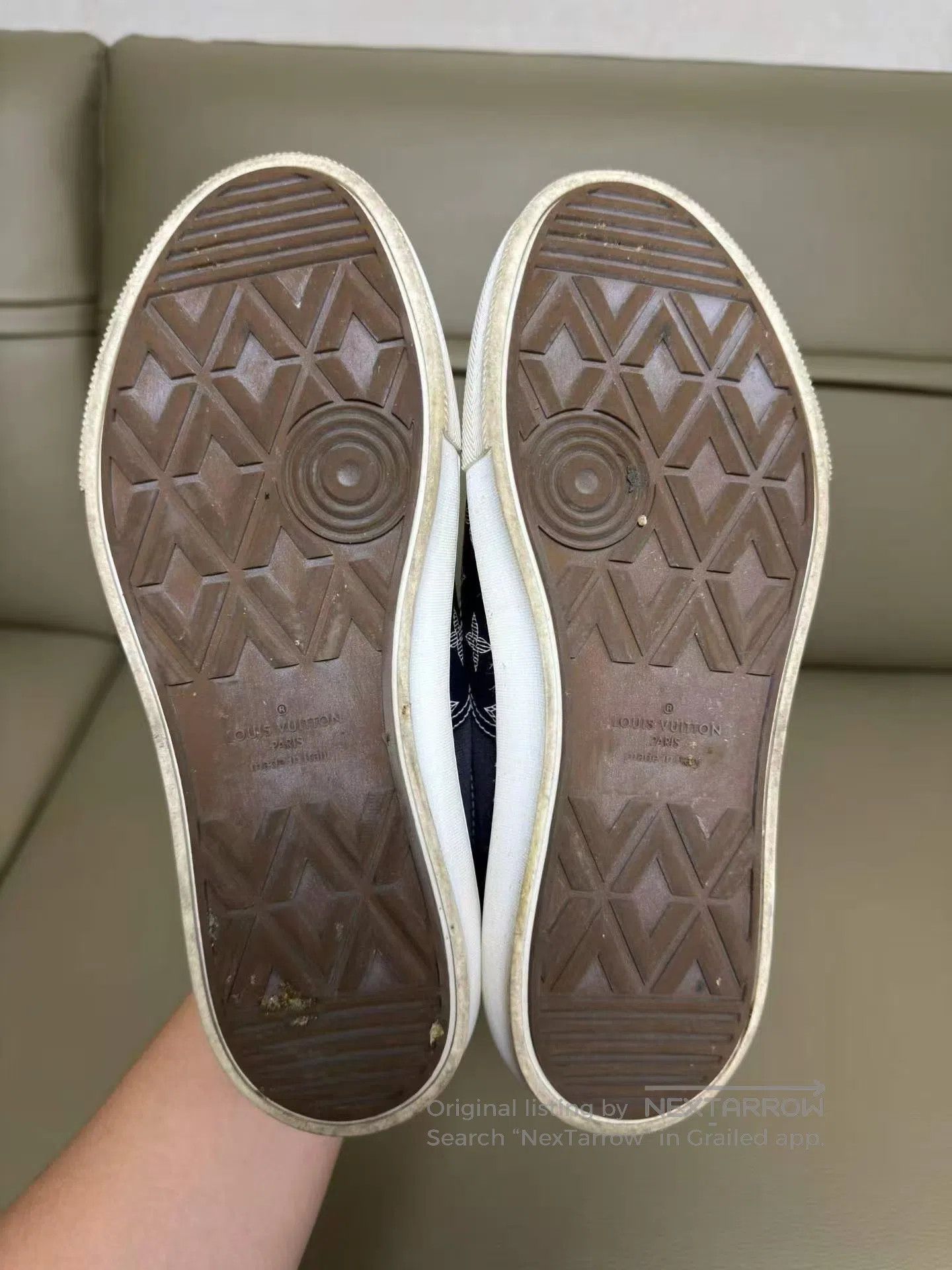 Louis Vuitton Louis Vuitton Casual Shoes with Antique Copper Metal Circl Size US 8 / EU 41 - 7 Thumbnail