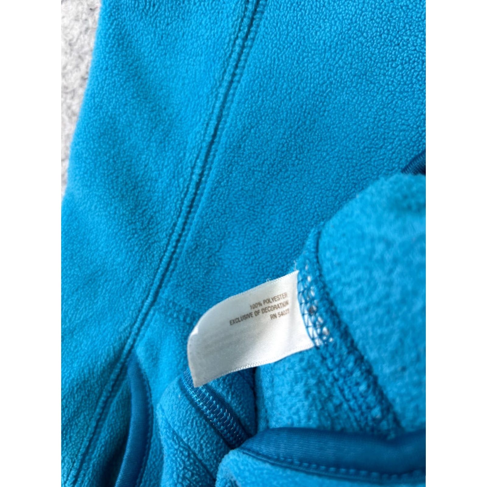 Old Navy VINTAGE Old Navy Vest Womens Small Blue Full Zip Polyester Fleece Full Zip Mock Neck Size S / US 4 / IT 40 - 4 Thumbnail