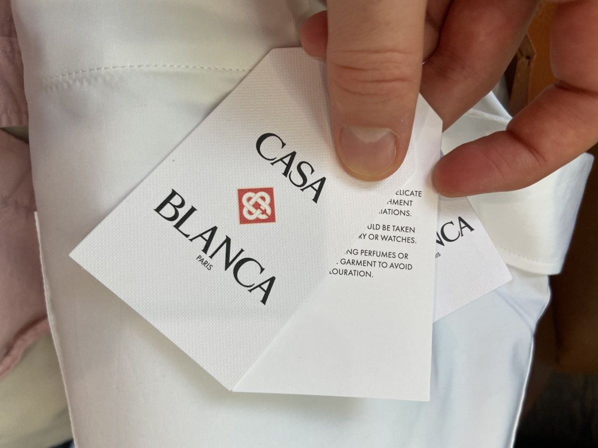 Casablanca Casablanca orange embroidered white oxford button-down Size US M / EU 48-50 / 2 - 6 Thumbnail