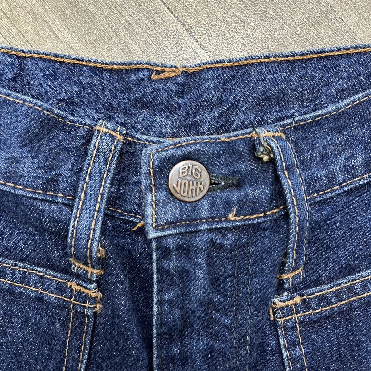 If Six Was Nine × Japanese Brand × Le Grande Bleu (L.G.B.) Vintage Big John Flared Jeans Bush Pants Style BootCut Denim Size US 27 - 9 Thumbnail