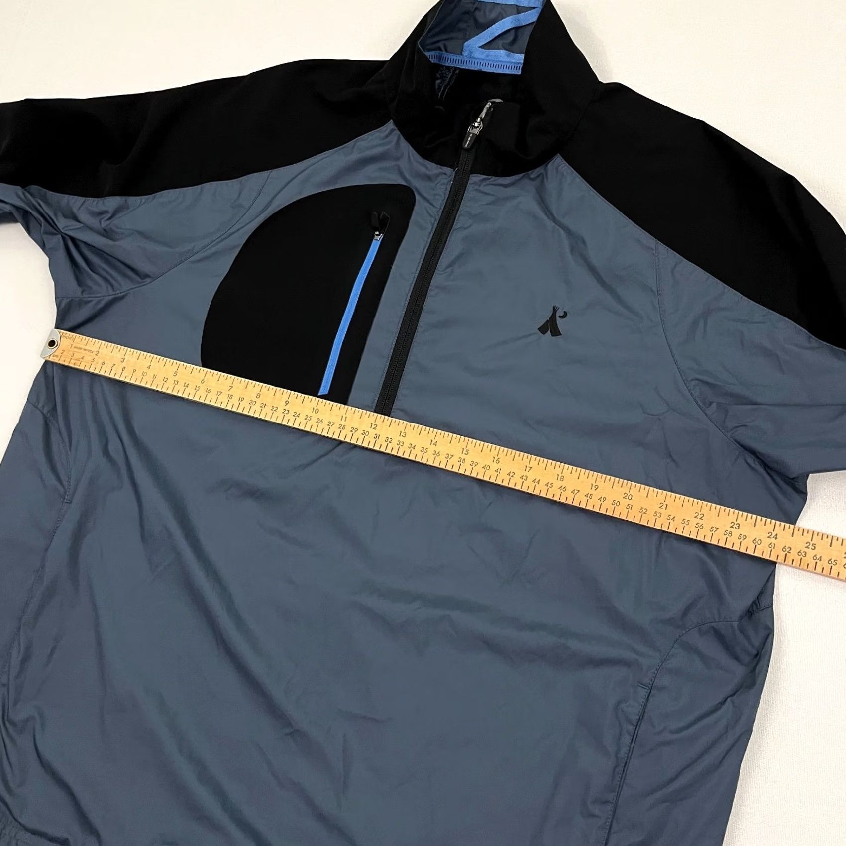 Vintage Zero Restriction Tour Series Windbreaker Pullover Mens L Blue Golf Quarter Zip Size US L / EU 52-54 / 3 - 5 Thumbnail