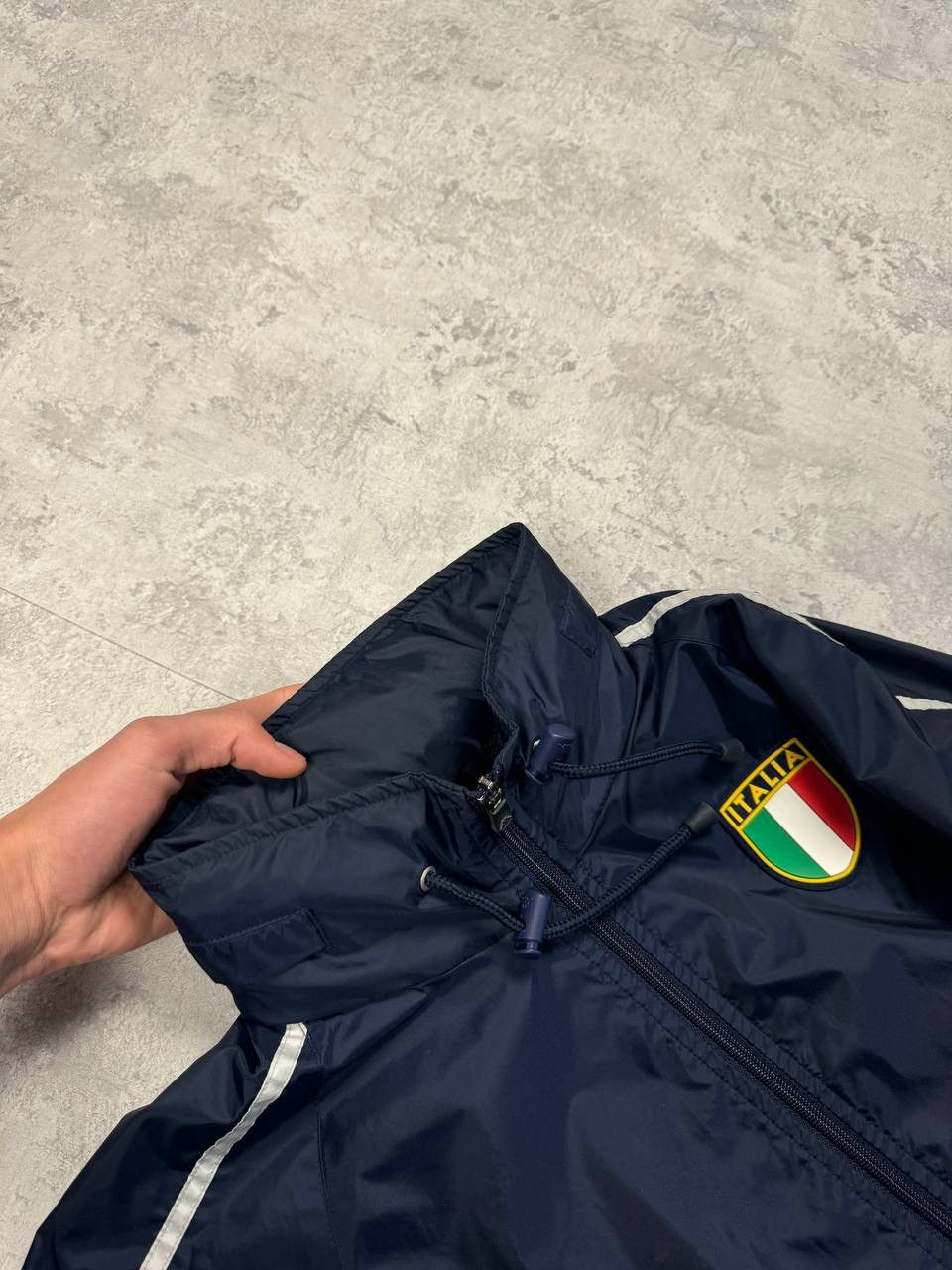 Kappa 2002 Italy World Cup Kappa Sideline Training Navy Jacket Size US M / EU 48-50 / 2 - 16 Thumbnail